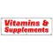 Signmission VITAMINS & SUPPLEMENTS BANNER SIGN leading brands nature healthy sale B-72 Vitamins & Supplements - alternate 1